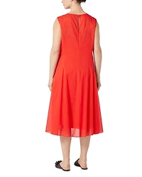 2A Uscita Corvino Voile Flared Dress