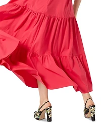 2A Uscita Camera V Neck Flared Dress