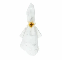 Meadow Walk Daffodil Napkin Rings, Set of 4