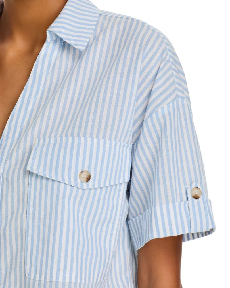 Cropped Boxy Yacht Race Shirt