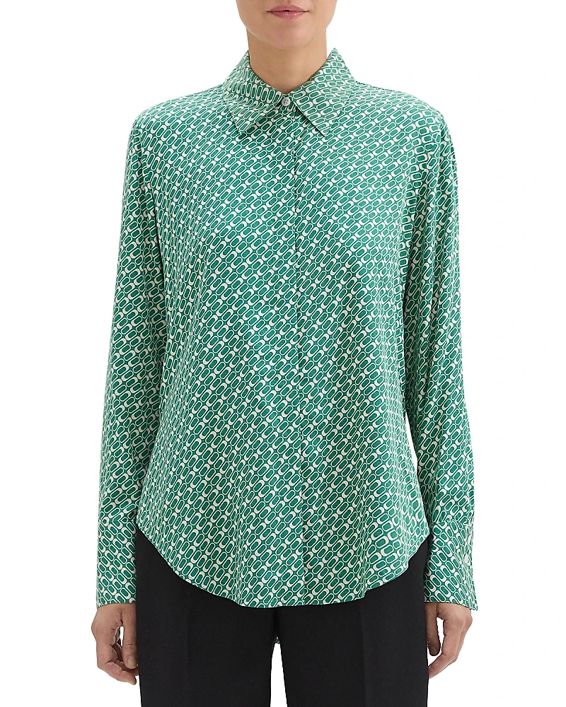 Theory Sunaya Printed Shirt