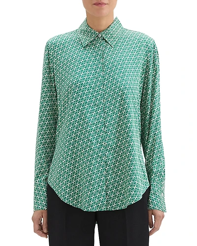 Theory Sunaya Printed Shirt