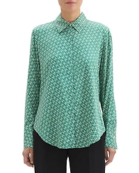 Theory Sunaya Printed Shirt