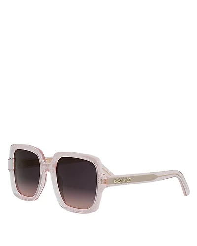 Dior DiorMidnight S4I Square Sunglasses, 54mm