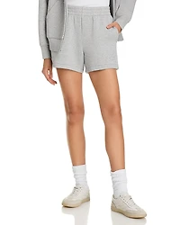 Anine Bing Kam Monogrammed Sweat Shorts