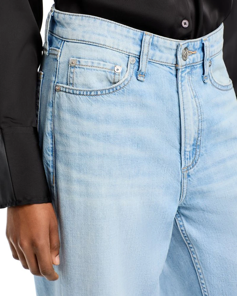 Logan Featherweight Mid Rise Wide Leg Jeans Greenport
