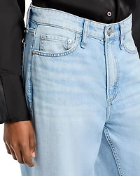 Logan Featherweight Mid Rise Wide Leg Jeans Greenport