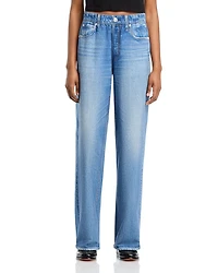 Miramar High Rise Wide Leg Cotton Terry Sweatpant Jeans