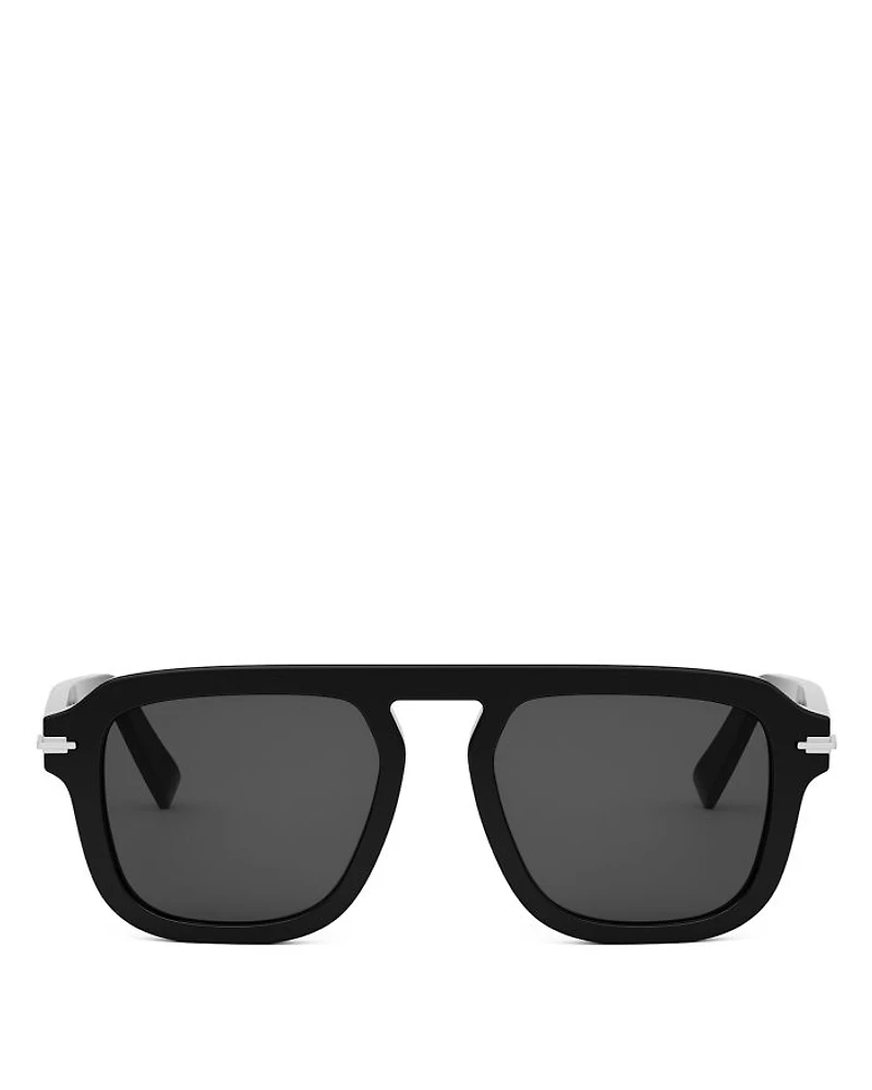 DiorBlackSuit S15I Rectangular Sunglasses, 52mm