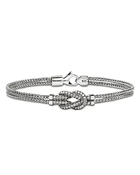 John Hardy 14K Yellow Gold Love Knot Diamond Bracelet