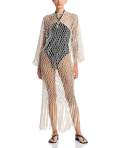Palmacea Capri Macrame Swim Cover-Up