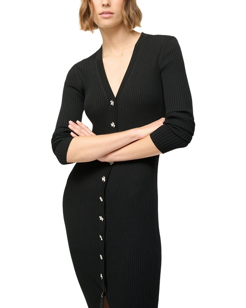 Shoko Rib Knit Sweater Dress