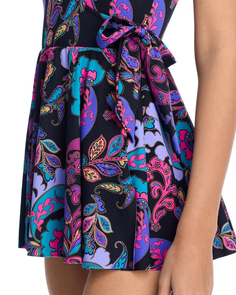 Wrap Skirted One Piece Swimsuit