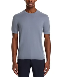 Cotton Cashmere Short Sleeve Sweater Tee - Exclusive