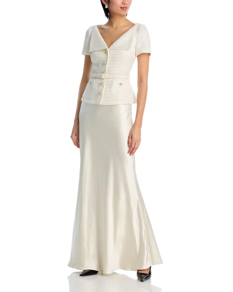 Boucle Tailored Gown