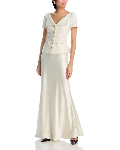 Boucle Tailored Gown