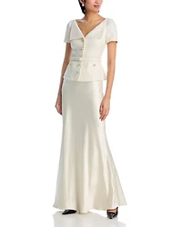 Boucle Tailored Gown