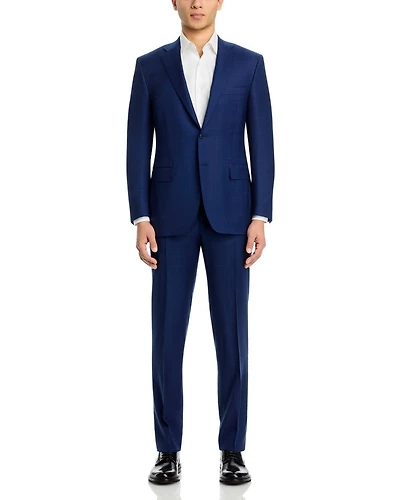 Tonal Plaid Classic Fit Suit