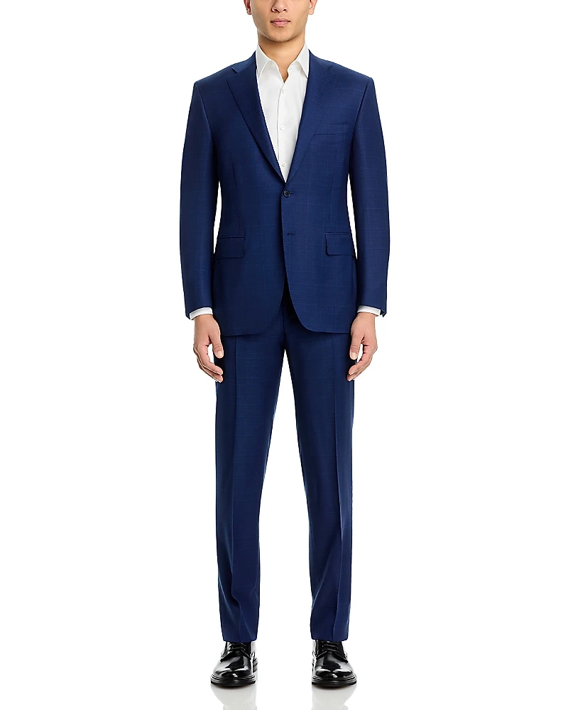 Canali Siena Tonal Plaid Classic Fit Suit