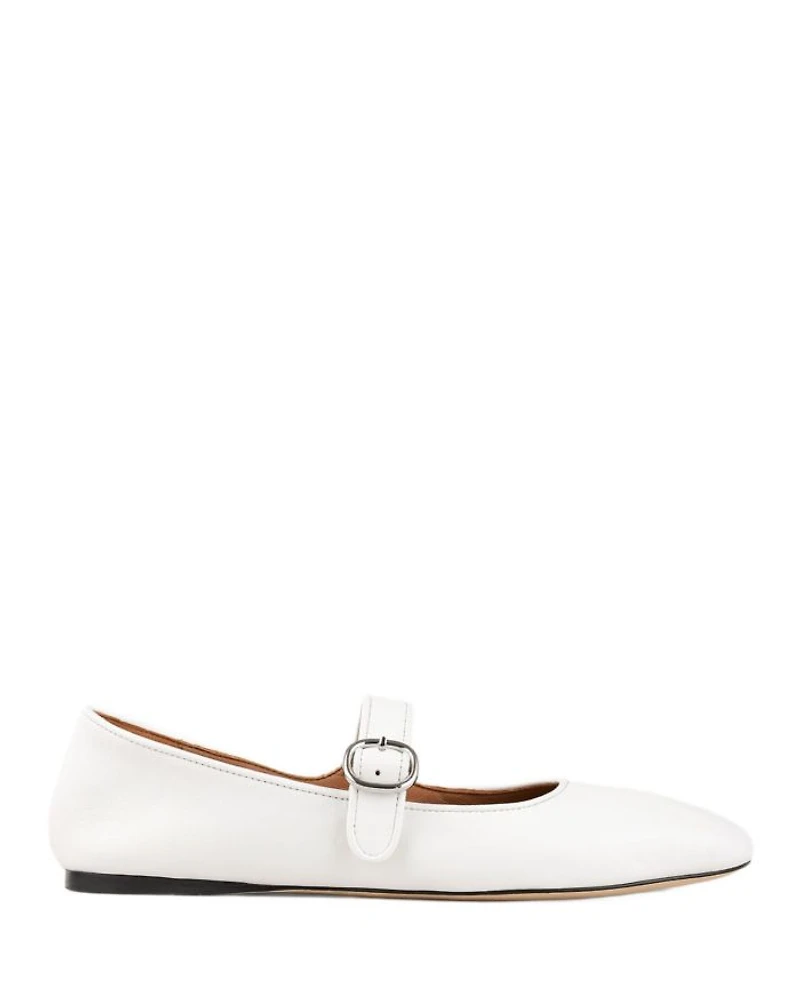 Women's Shiny Leather Ballet Flats
