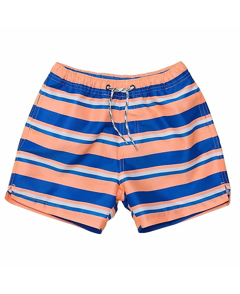 Snapper Rock Boys' Tropicana Stripe Sustainable Swim Short - Little Kid, Big Kid