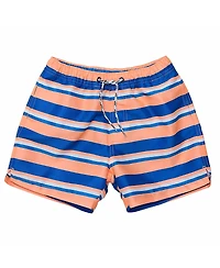 Snapper Rock Boys' Tropicana Stripe Sustainable Swim Short - Little Kid, Big Kid