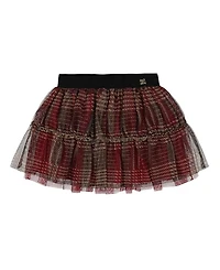 Deux par Deux Girls' Glittering Tulle Skirt