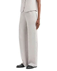 Emporio Armani Fluid Cannette Ribbed Trousers