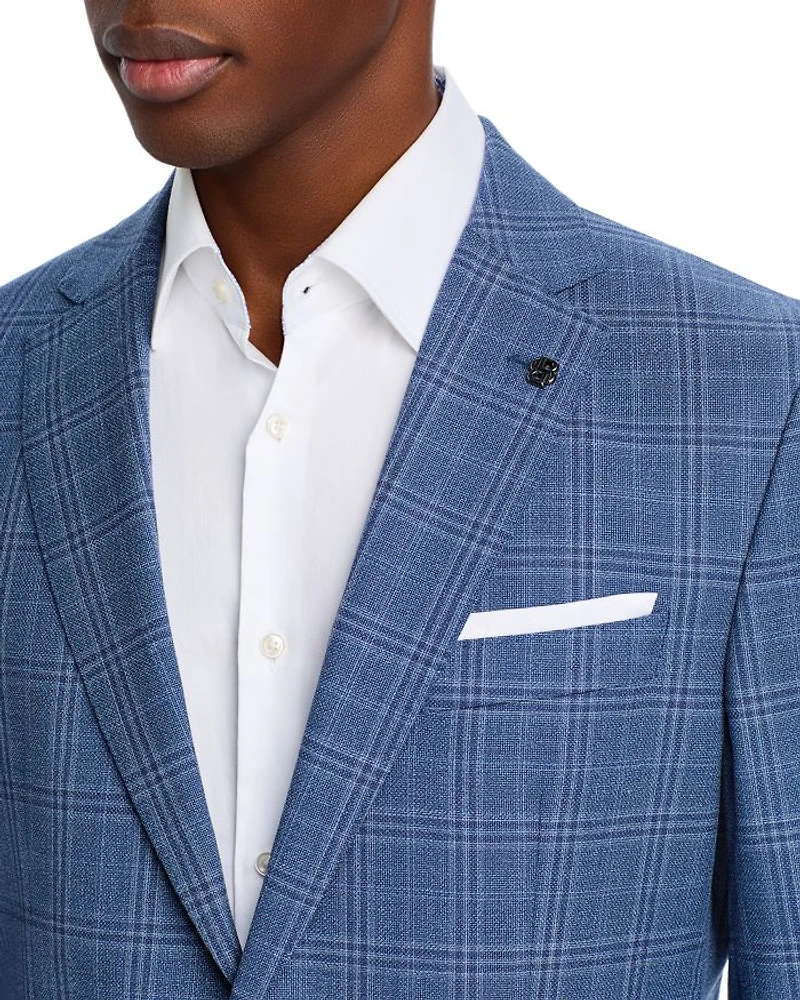 Hutson Tonal Plaid Slim Fit Sport Coat