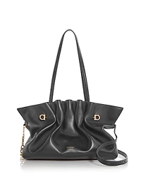 Ferragamo Soft Leather Shoulder Bag