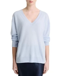 Cashmere & Silk V Neck Sweater
