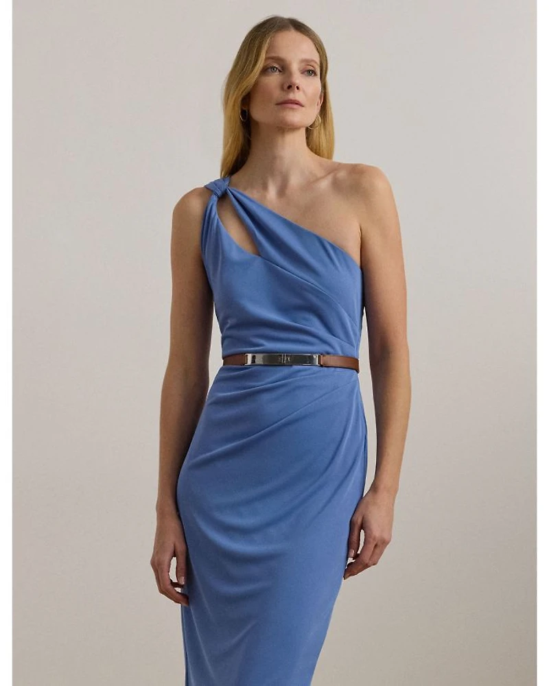 Jersey One Shoulder Cocktail Dress
