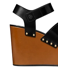 Women's Studded Platform Wedge Sandals