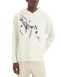 Emporio Armani Floral Embroidery Pullover Sweatshirt