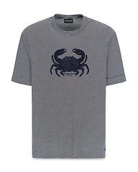Embroidered Crab Tee
