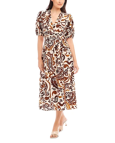 Fifteen Twenty Poppy Shirred Waist Dress