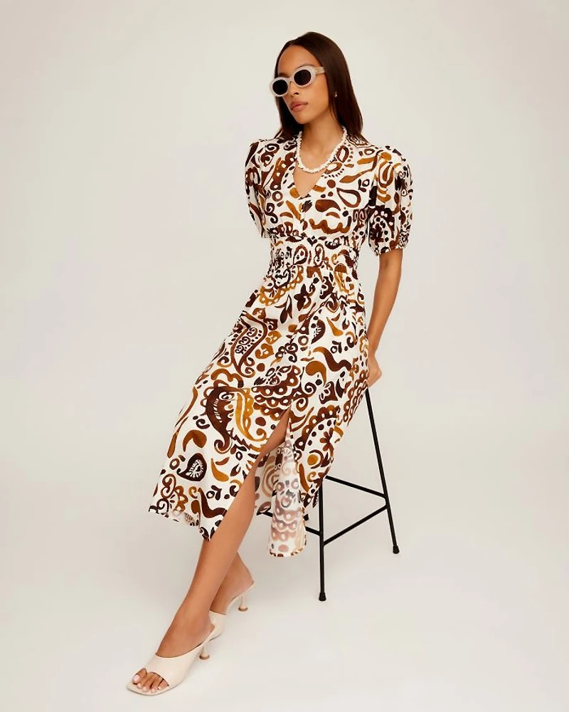 Poppy Shirred Waist Dress