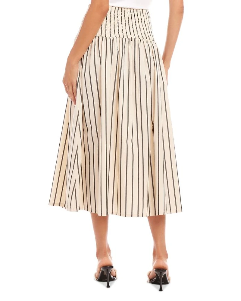 Rhea Striped Skirt