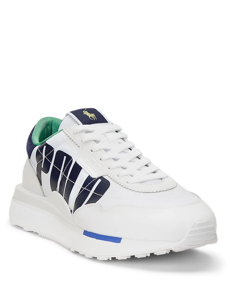 Men's Train 89 Logo Leather & Oxford Sneaker