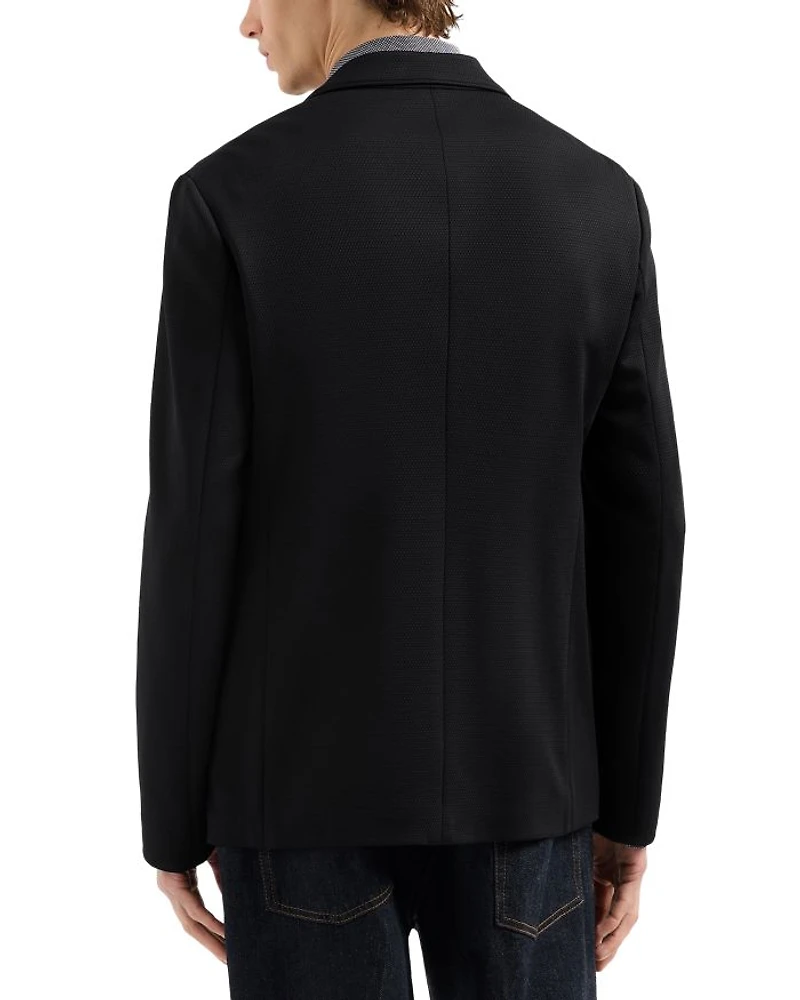 Regular Fit Stretch Jersey Blazer