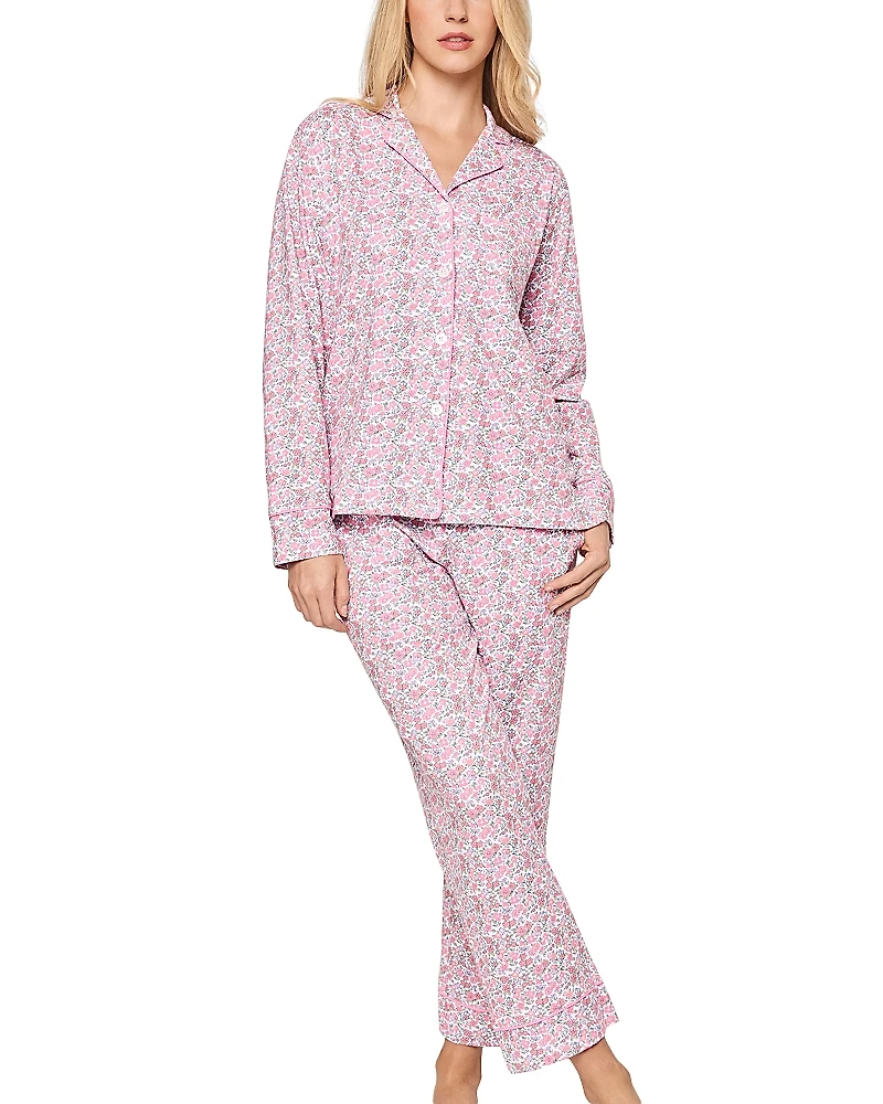 Petite Plume Fleurs de Rose Long Pajama Set