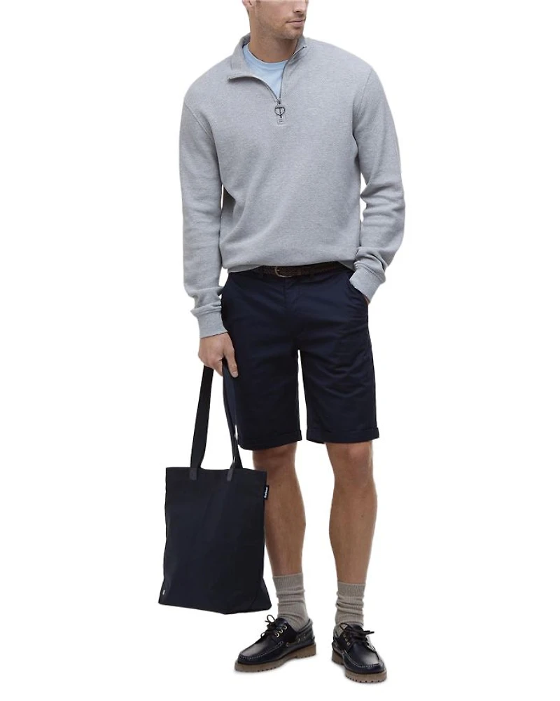 Pique Regular Fit Quarter Zip Sweater
