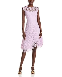 Asymmetric Lace Dress
