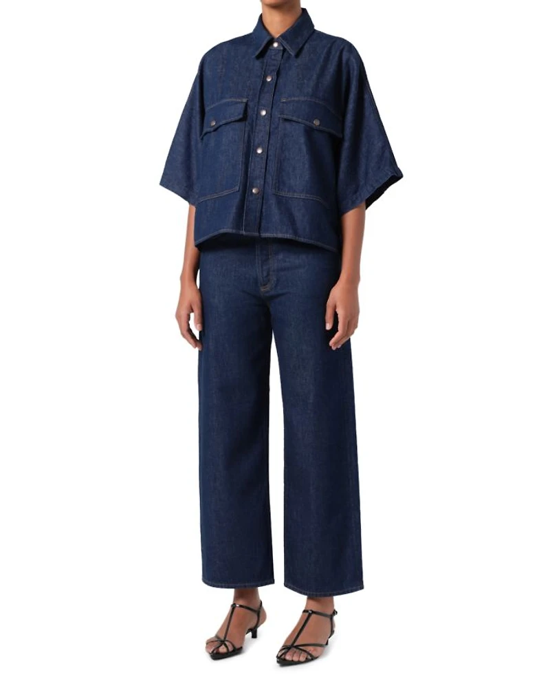 Taron Dolman Denim Shirt