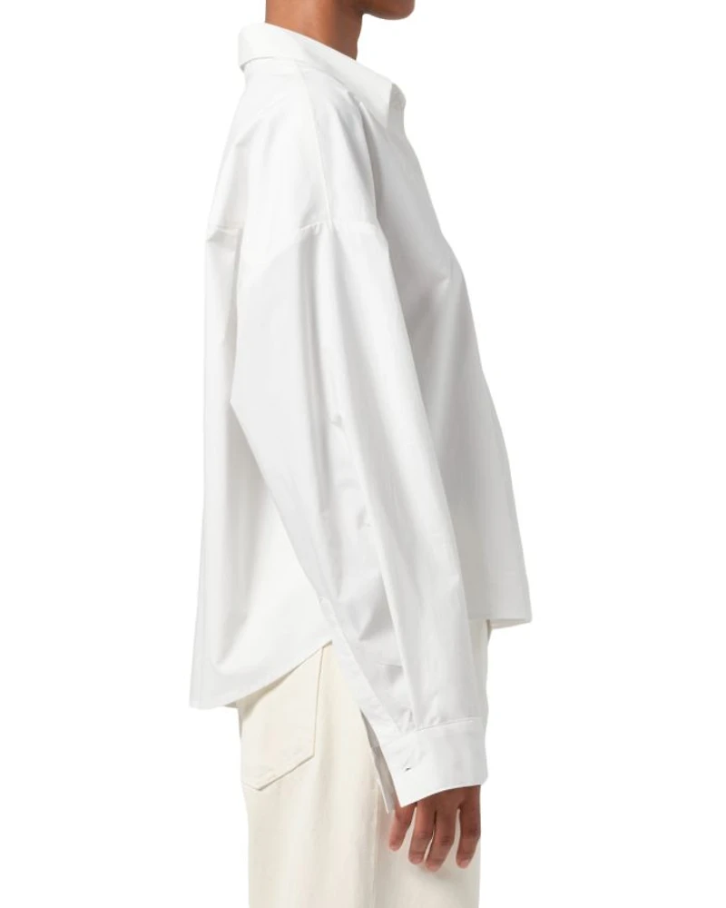Naya Cropped Poplin Shirt
