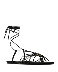 Saint Laurent Women's Babylone Logo-Embellished Sandals