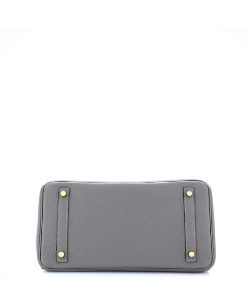 Birkin 30 Handbag Grey Togo with Gold Hardware