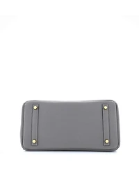 Birkin 30 Handbag Grey Togo with Gold Hardware