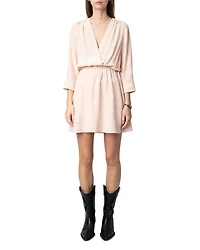 Rucus Silk Flash Heart Dress