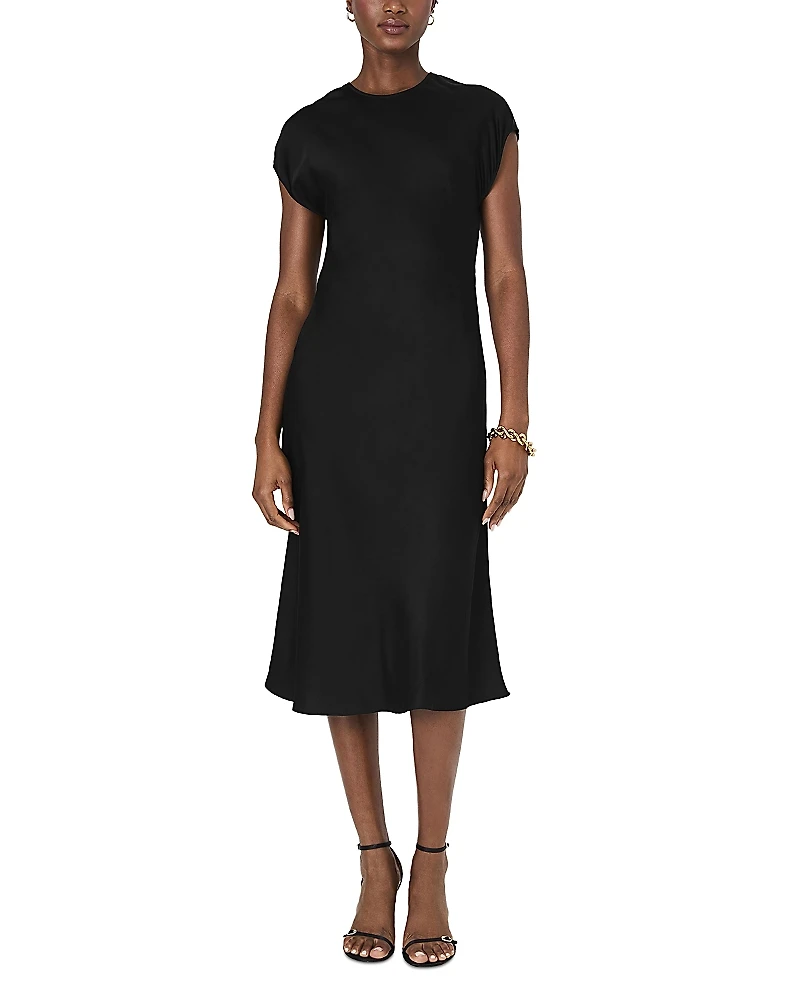 French Connection Ennis Satin Column Midi Dress